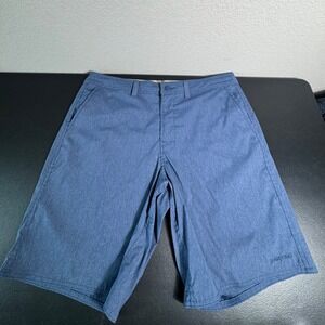 Patagonia Mens Blue Performance Shorts Size 38 Recycled Stretch Boardshorts